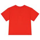 Boys Red Tiger T-Shirt, 3, hi-res