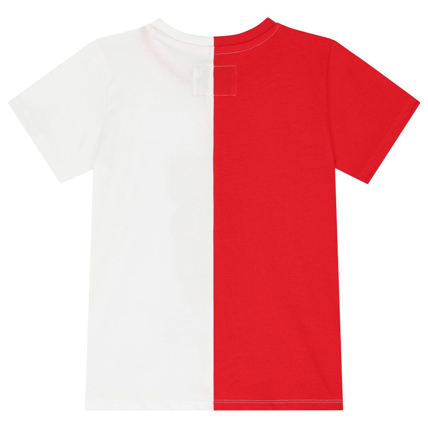 Boys White & Red Teddy Bear Logo T-Shirt, 1, hi-res