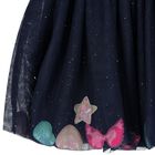 Girls Navy Blue Layered Tulle Skirt, 1, hi-res