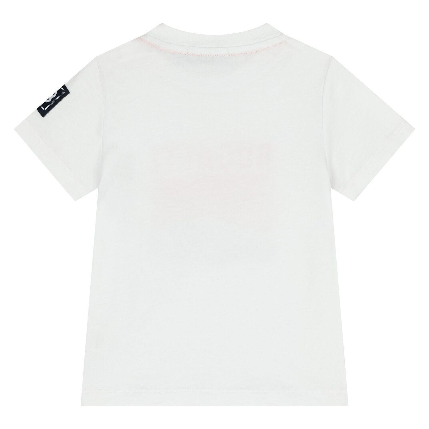 Younger Boys White Logo T-Shirt, 4, hi-res