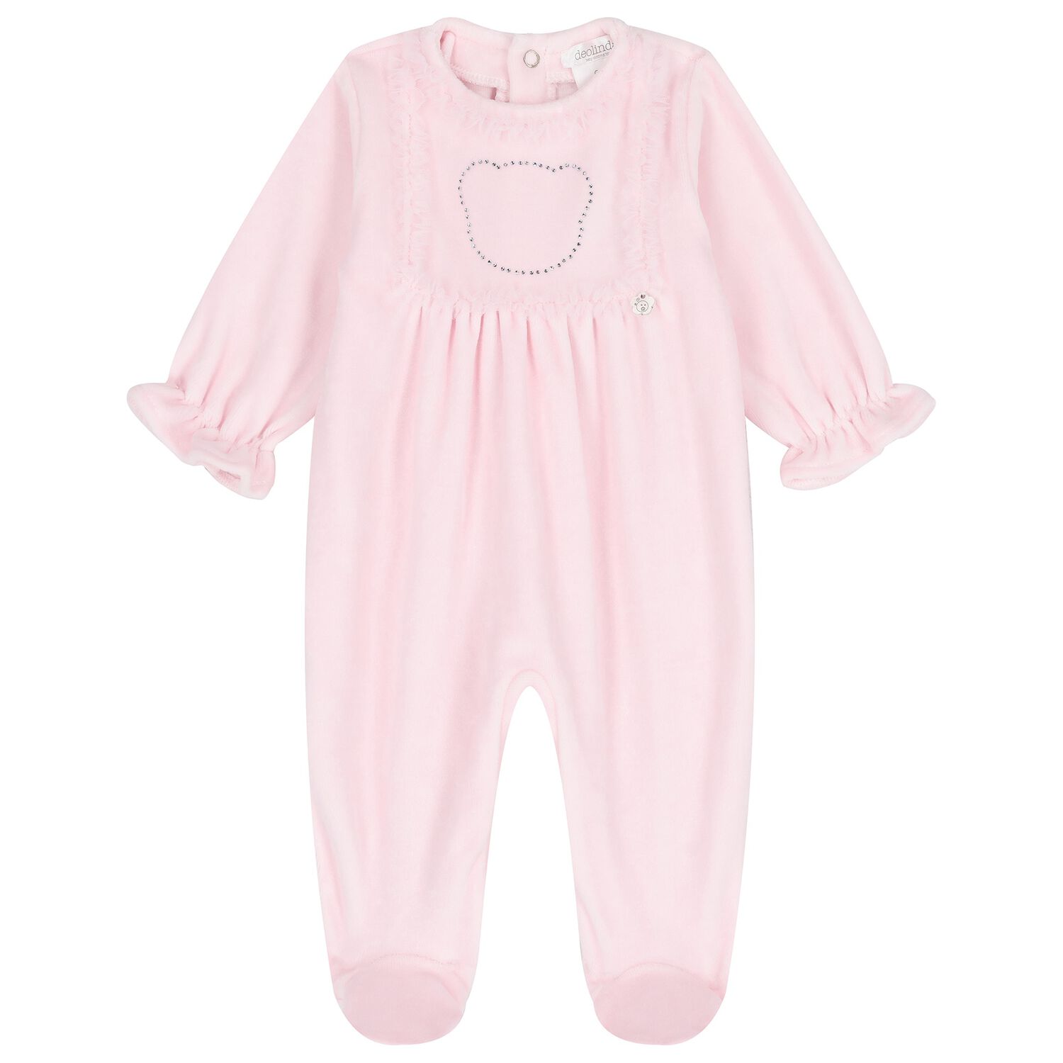 Baby Girls Ruffled Tulle Babygrow, 1, hi-res