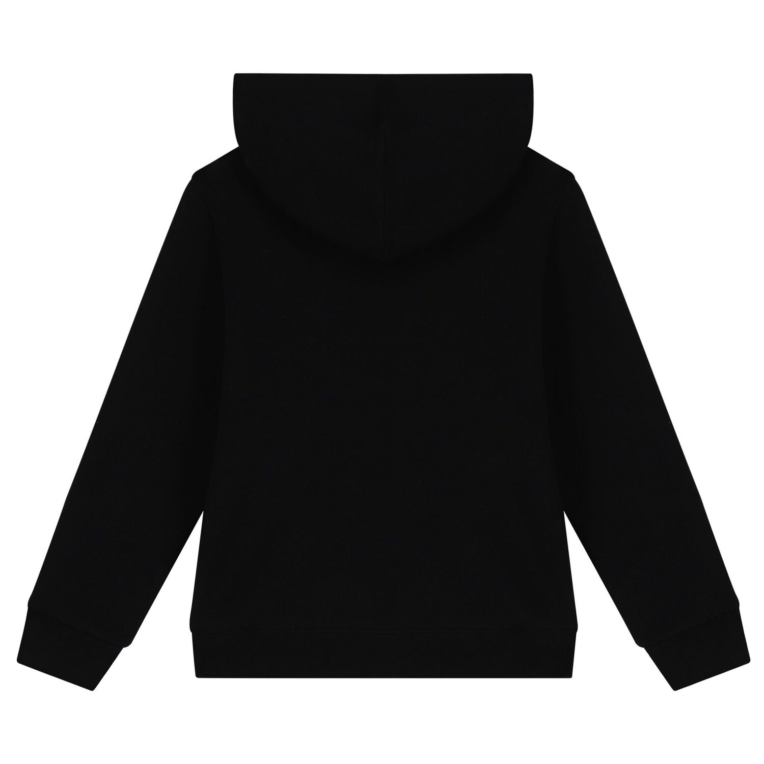 Boys Black Polo Bear Hooded Top, 1, hi-res image number null