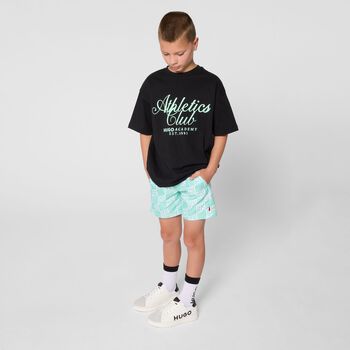 Boys Black Logo T-Shirt