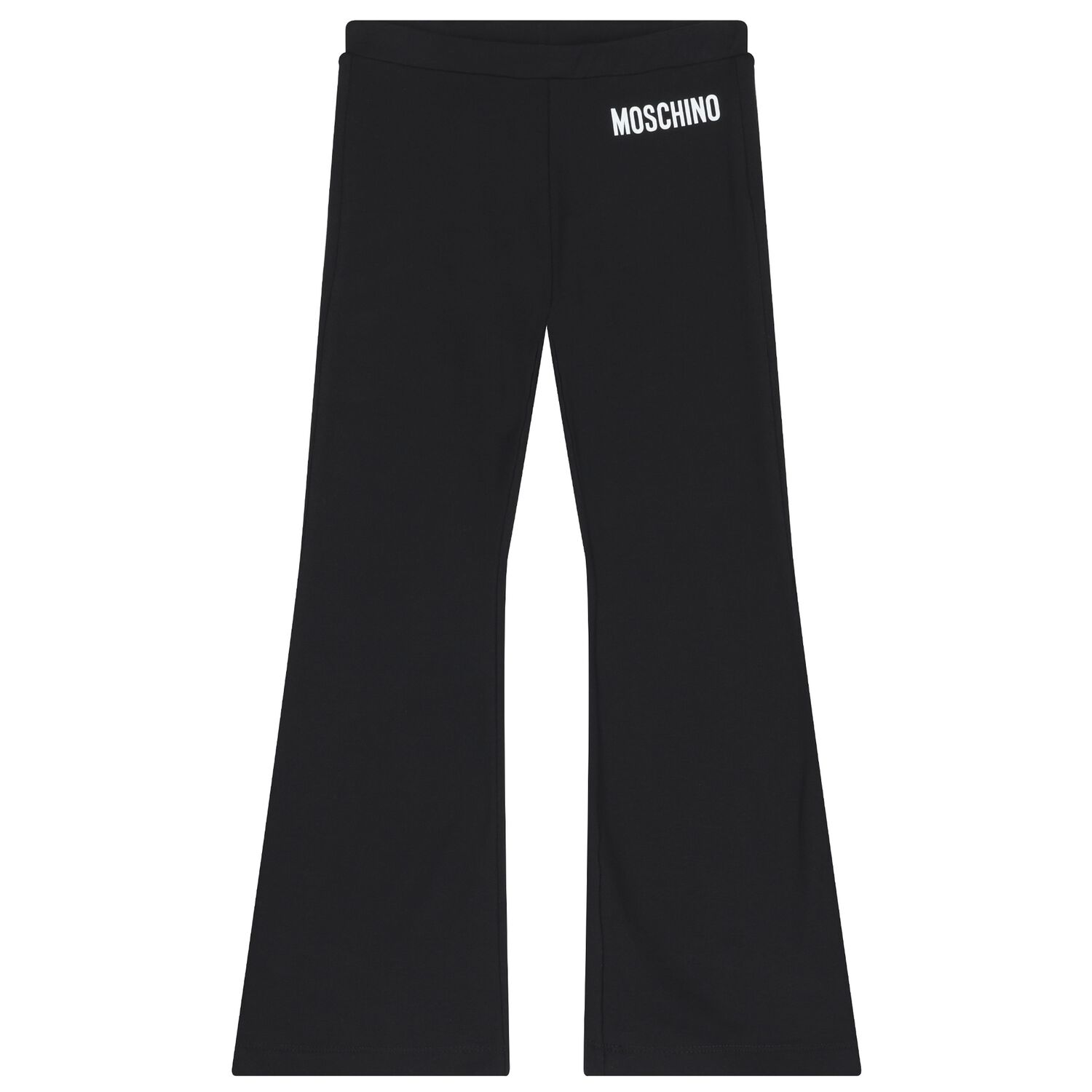 Girls Black Logo Leggings, 2, hi-res