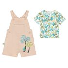 Baby Boys T-Shirt & Dungarees Set, 1, hi-res