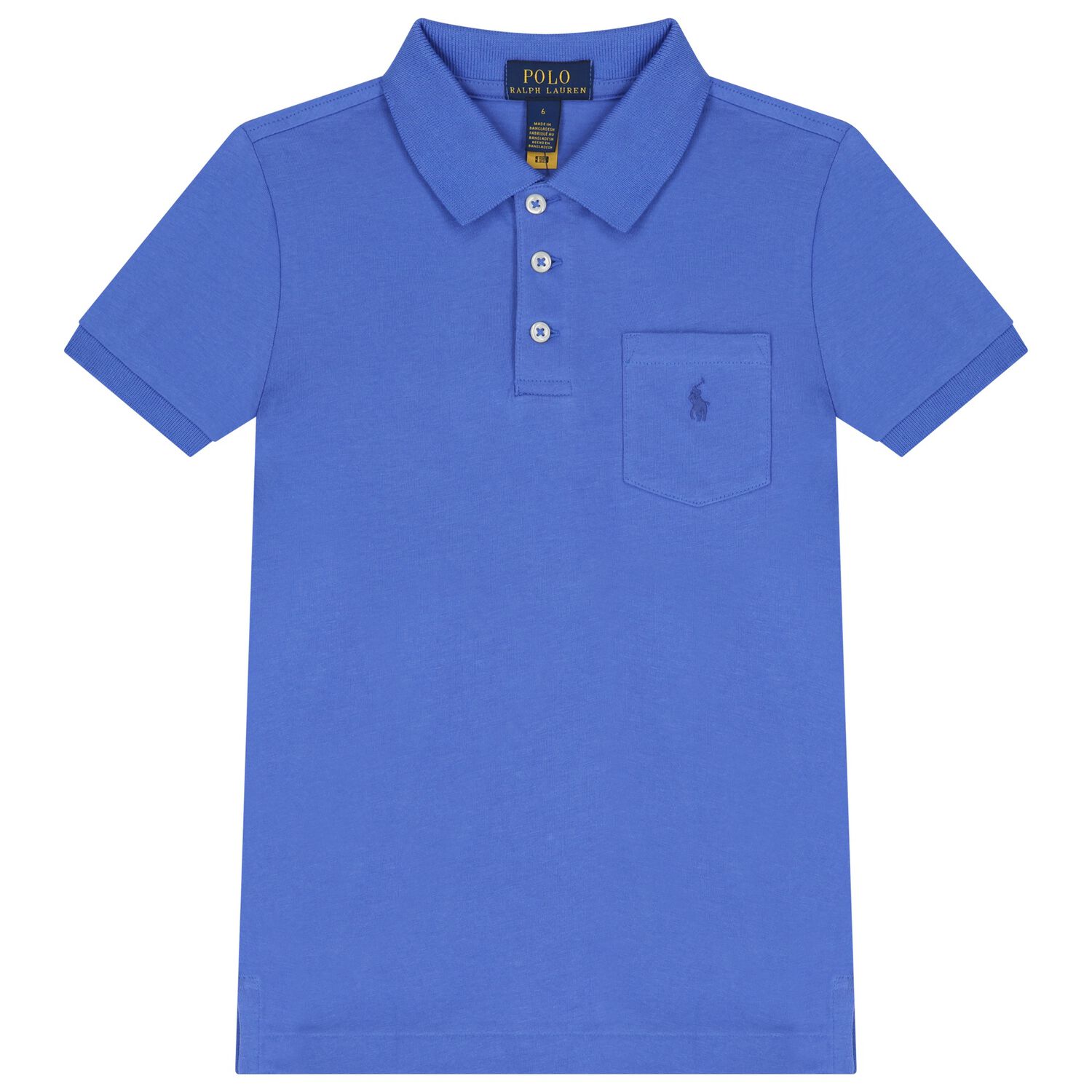 Boys Blue Logo Polo Shirt, 1, hi-res image number null