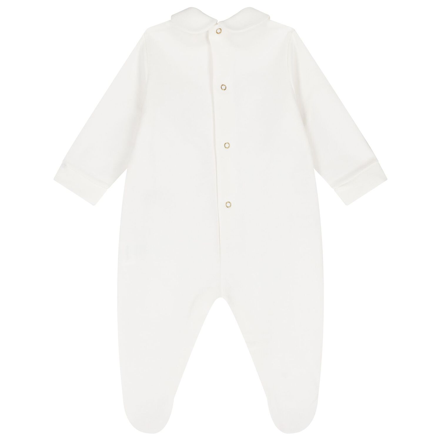 White Teddy Bear Geo Map Babygrow, 1, hi-res
