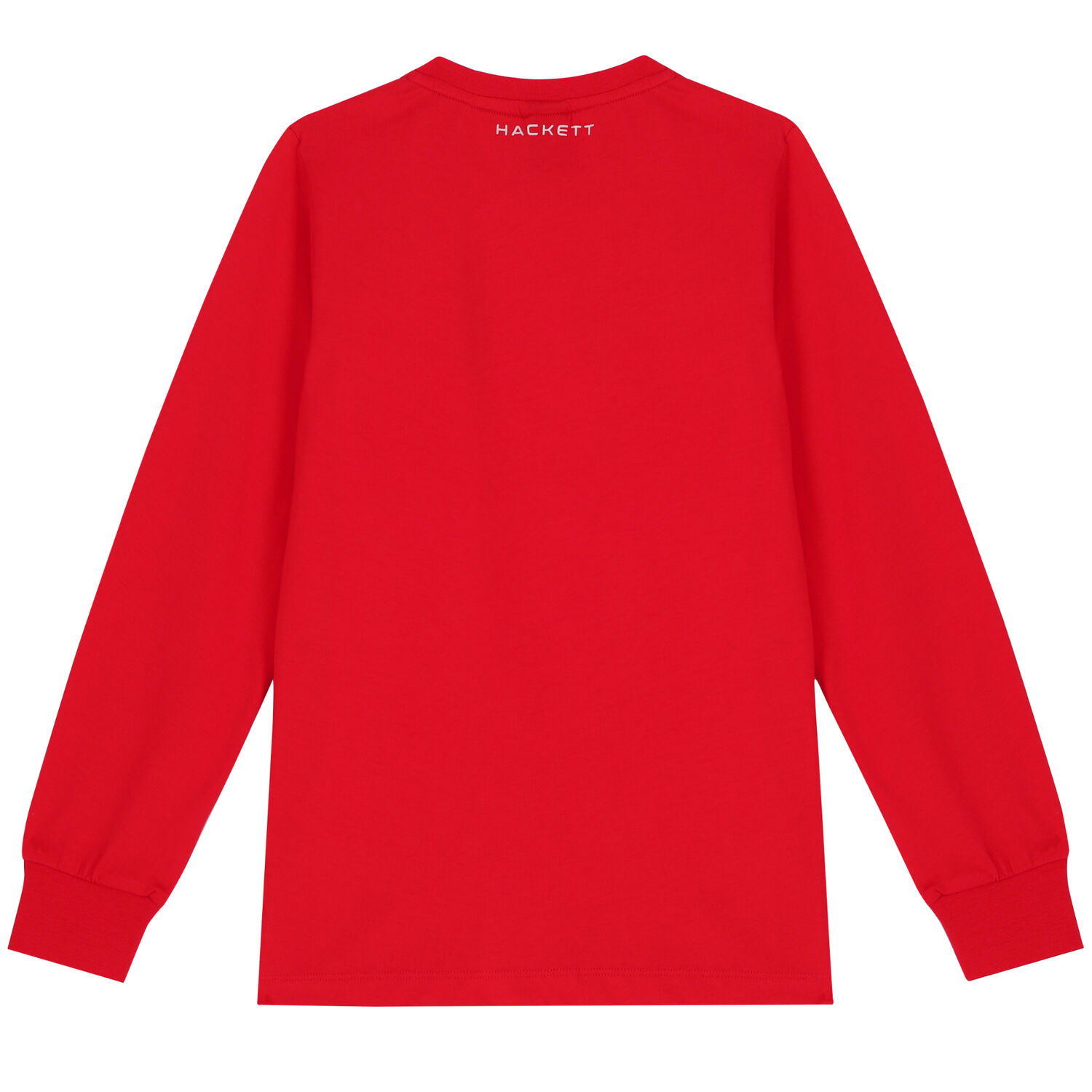 Boys Red Logo Long Sleeve Top, 2, hi-res