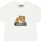 Ivory Teddy Bear Logo T-Shirt, 1, hi-res