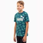 Boys Green Logo T-Shirt, 1, hi-res