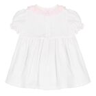 Baby Girls White & Pink Dress Set, 1, hi-res