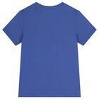 Boys Blue Logo T-Shirt, 1, hi-res