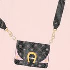 Girls Black & Pink Logo Dress, 1, hi-res