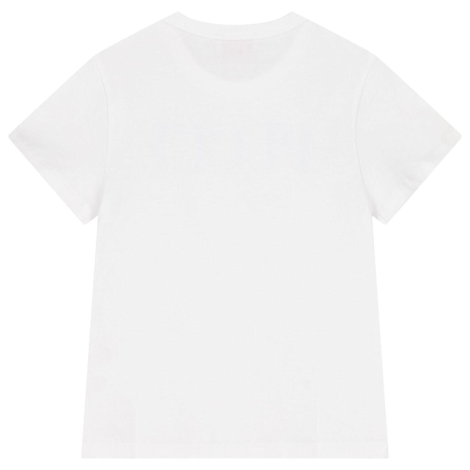 Girls White Logo T-Shirt, 2, hi-res