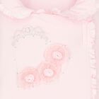 Baby Girls Pink Tulle Flower Nest, 1, hi-res