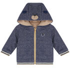 Baby Boys Reversible Zip Up Hoodie, 1, hi-res