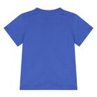 Younger Boys Blue Logo Shorts Set, 4, hi-res