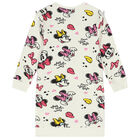 Girls Ivory Minnie Mouse Dress, 1, hi-res