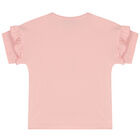 Younger Girls Pink Logo Bag T-Shirt, 1, hi-res