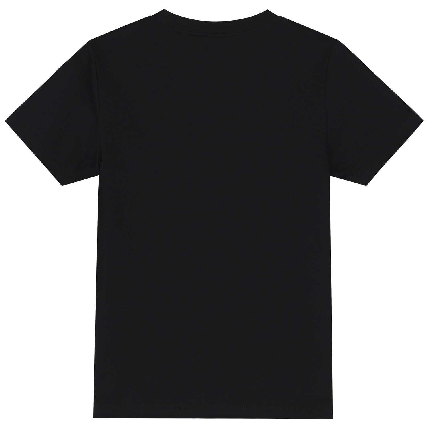 Boys Black Logo T-Shirt, 1, hi-res