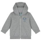 Younger Boys Grey Elephant Logo Tracksuit, 1, hi-res