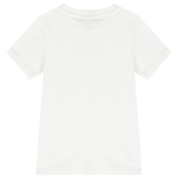 Girls White Logo T-Shirt