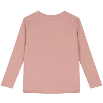 Girls Pink Long Sleeve Top