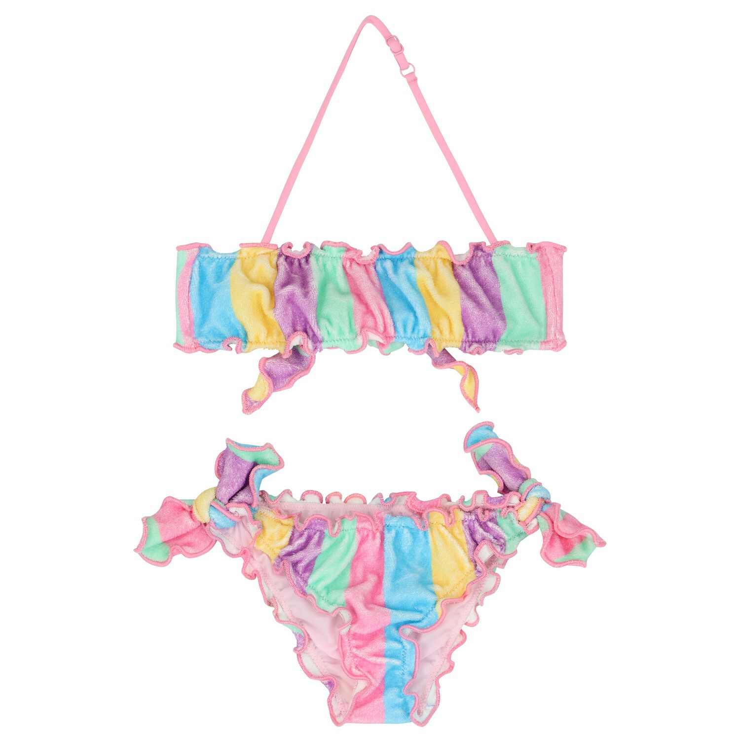 Girls Striped Bikini, 1, hi-res image number null