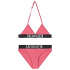 Girls Pink Triangle Bikini, 2, hi-res