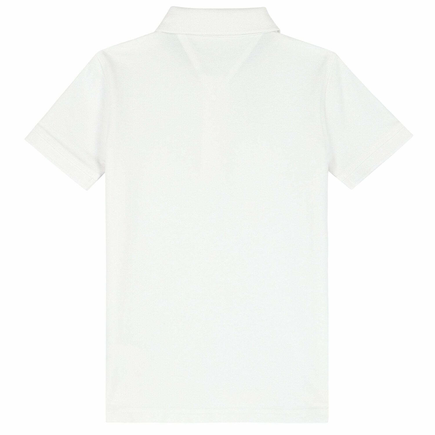 Boys White Logo Polo Shirt, 3, hi-res