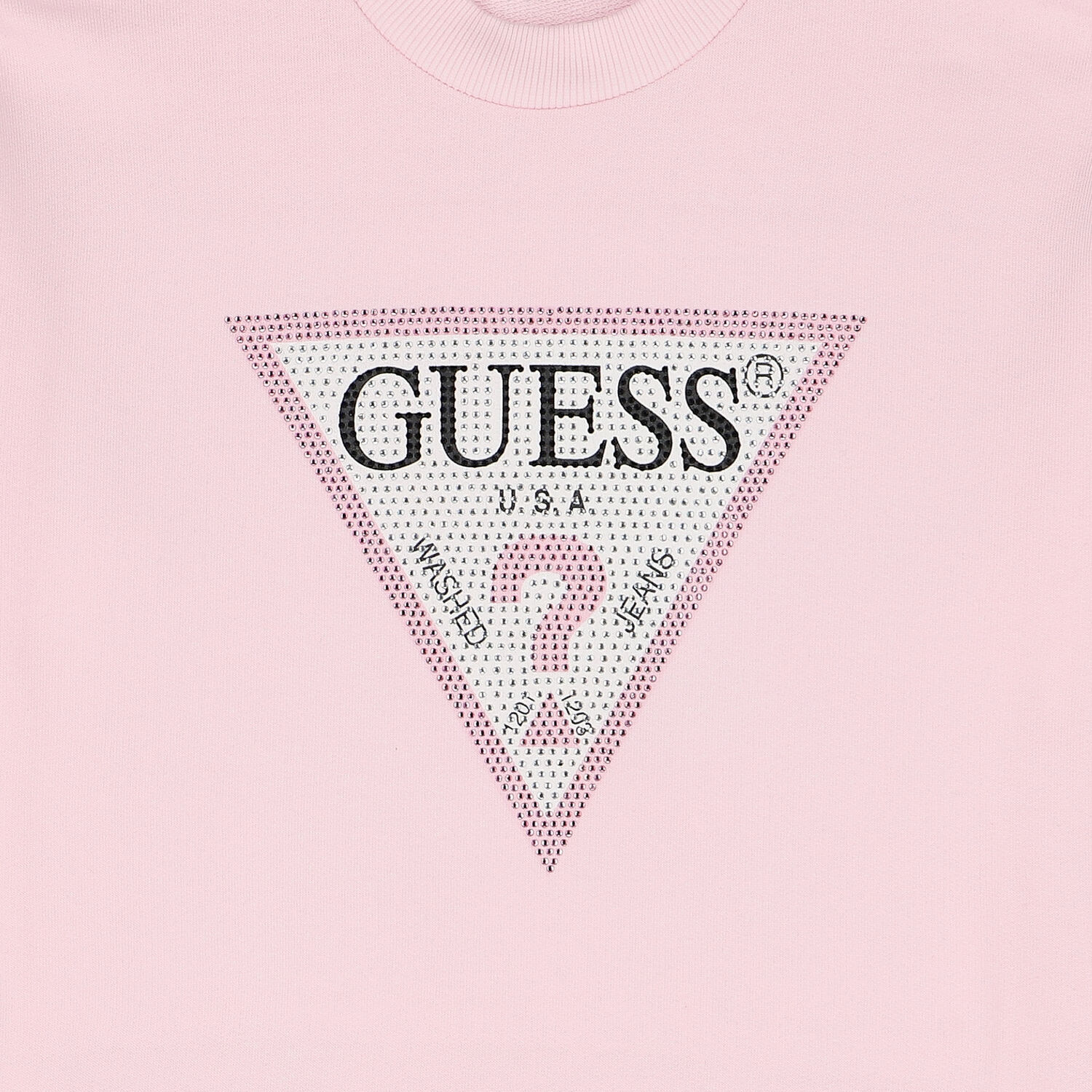 Girls Pink Logo Sweatshirt Dress, 2, hi-res image number null