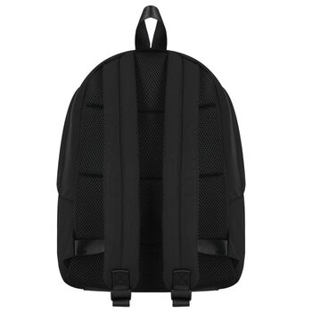 Boys Black Logo Backpack