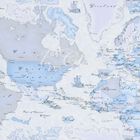 Baby Boys Ivory & Blue Geo Map Babygrow Gift Set, 1, hi-res