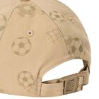 Baby Boys Beige Football Cap, 1, hi-res