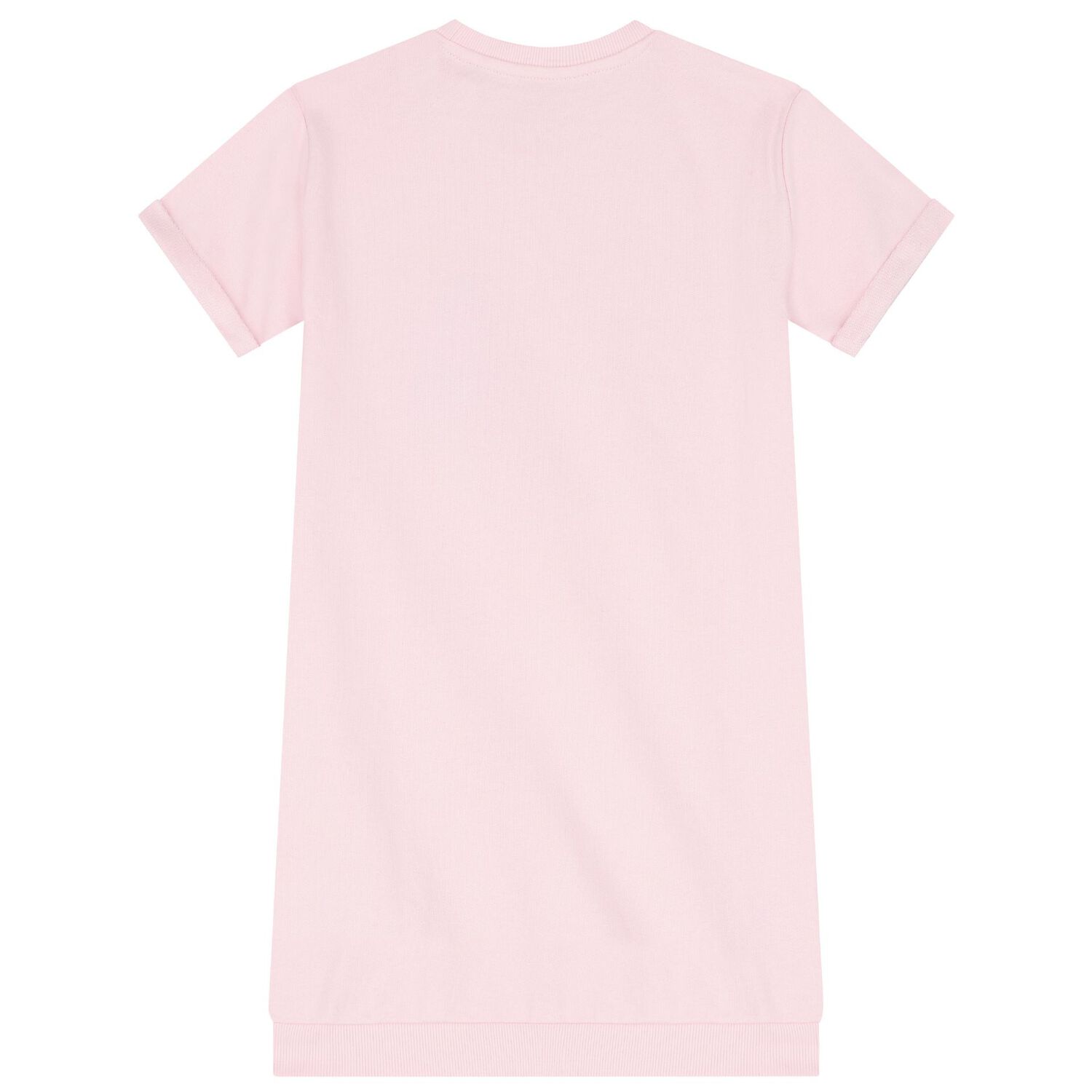 Girls Pink Logo Heart Dress, 1, hi-res image number null
