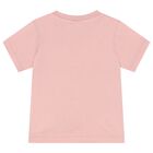 Younger Girls Pink Bee T-Shirt, 1, hi-res