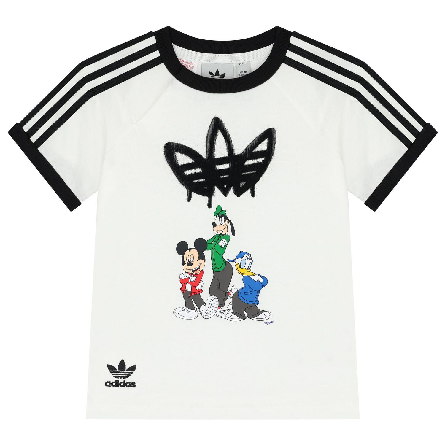 White Disney Logo T-Shirt, 1, hi-res