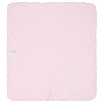 Baby Girls Pink Hearts Blanket