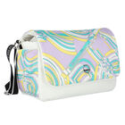  Purple, Yellow, Green & White Baby Changing Bag, 1, hi-res