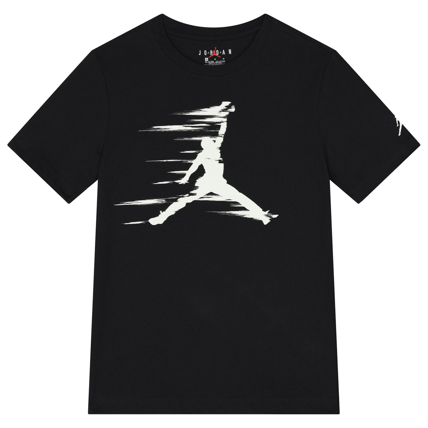 Black Jumpman Logo T-Shirt, 1, hi-res