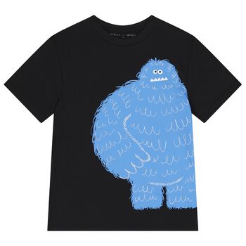 Boys Black Yeti T-Shirt