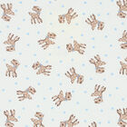 Baby Boys Ivory & Blue Fawn Blanket, 1, hi-res