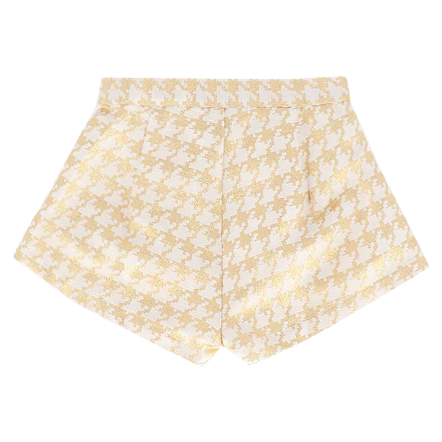 Girls Ivory & Gold Shorts, 1, hi-res image number null