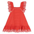 Younger Girls Red Dress Set, 1, hi-res