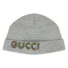 Grey Logo Baby Romper Gift Set, 1, hi-res