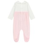 Baby Girls Ivory & Pink Babygrows ( 2-Pack ), 1, hi-res