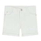 Younger Boys Blue & White Shorts Set, 1, hi-res