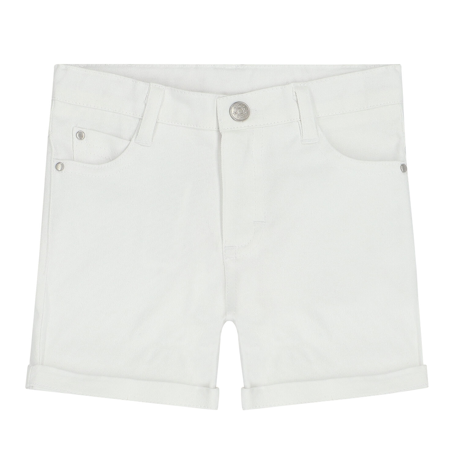 Younger Boys Blue & White Shorts Set, 1, hi-res