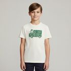 Boys Ivory Polo Bear T-Shirt, 1, hi-res
