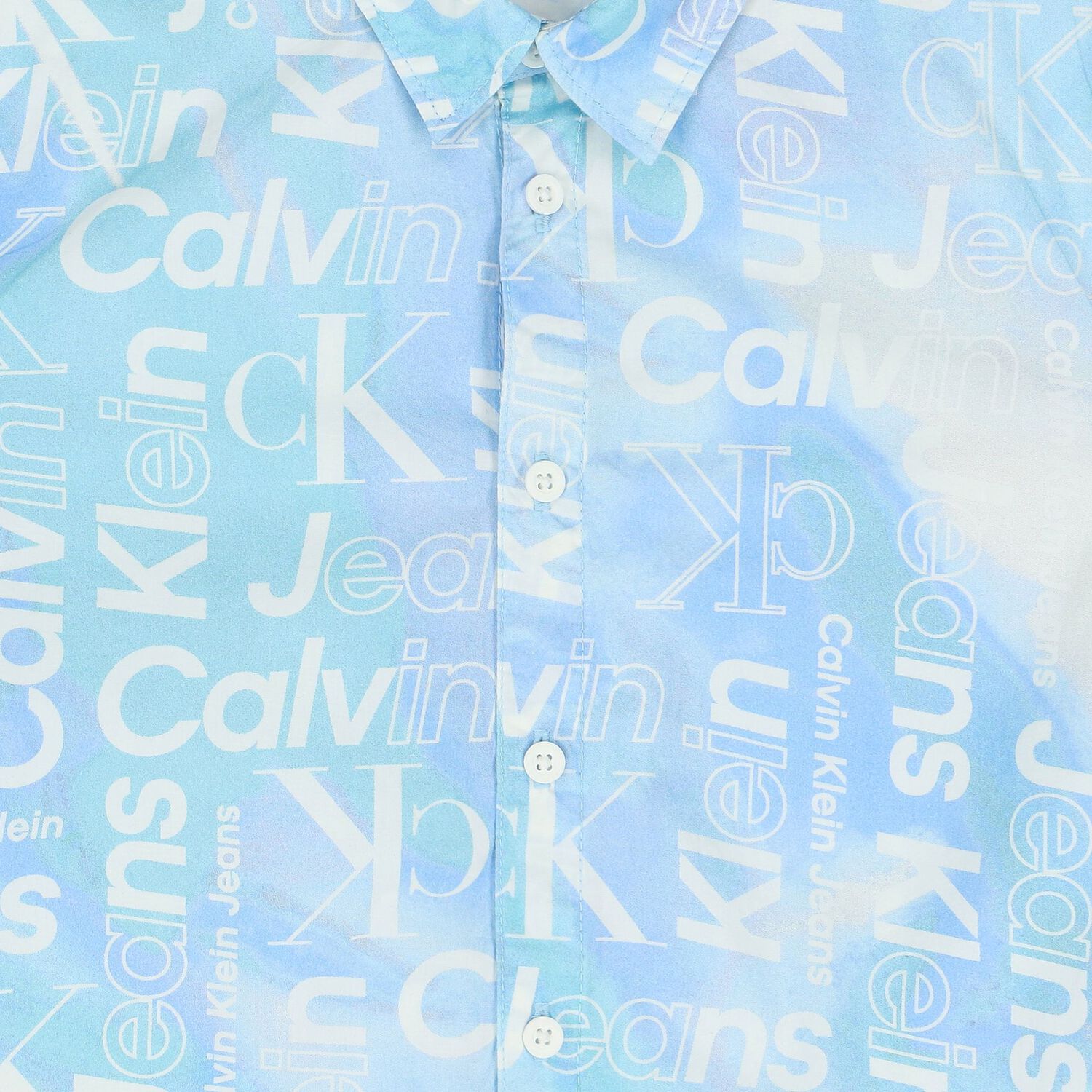 Boys Blue & White Logo Shirt, 1, hi-res image number null